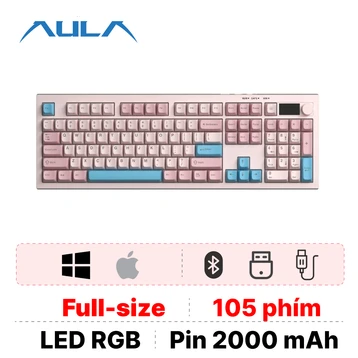 Bàn phím Gaming không dây Aula S102 Pro