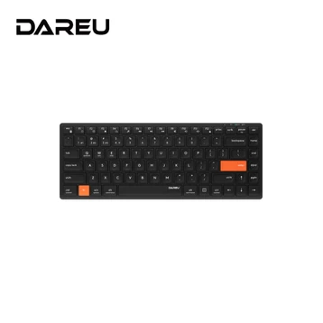 Bàn phím cơ không dây Dareu LK160D Black-Orange