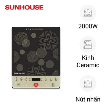 Bếp điện từ cơ Sunhouse SHD6162