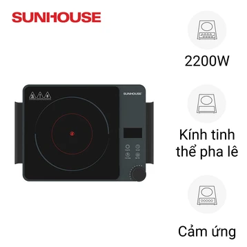 Bếp hồng ngoại 2 vòng nhiệt Sunhouse SHD6022