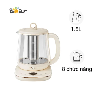 Ấm pha trà siêu tốc Bear YSH-E15M1
