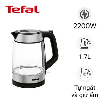 Ấm đun siêu tốc Tefal thuỷ tinh 1.7L