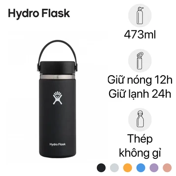 Bình giữ nhiệt Hydro Flask Wide Flex Cap 473ml W16BTS