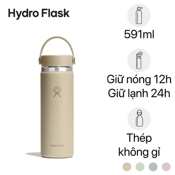 Bình giữ nhiệt Hydro Flask Wide Flex Cap 591ml W20CTS
