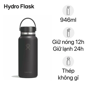 Bình giữ nhiệt Hydro Flask Wide Flex Cap 946ml W32CTS
