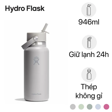 Bình giữ nhiệt Hydro Flask Wide Flex Straw Cap 946ml W32CFS