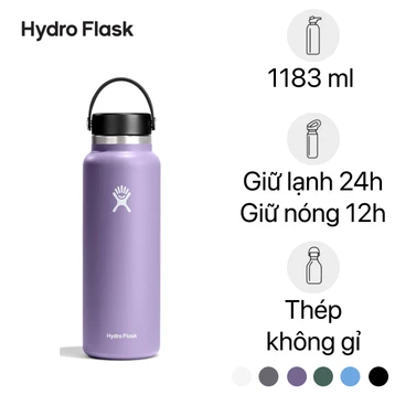 Bình nước giữ nhiệt Hydro Flask Wide Flex Cap 40 OZ (Season 2024)