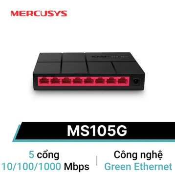Bộ chia mạng 5 cổng Mercusys MS105G