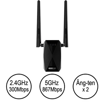 Bộ kích sóng Wifi Totolink  băng tần kép EX1200T băng tần kép AC1200 Cũ