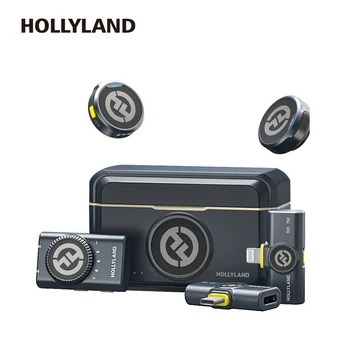 Microphone thu âm không dây Hollyland Lark M2 Combo Duo Camera + USB-C + Lightning RX