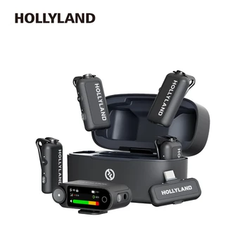 Microphone thu âm không dây Hollyland Lark Max 2 Combo 4 người (4 TX) Camera + USB-C RX