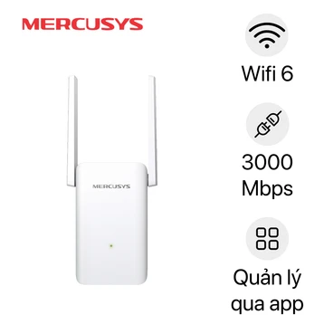 Bộ mở rộng sóng Wifi 6 AX3000 Mercusys ME80X