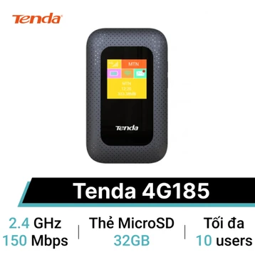 Bộ phát Wifi Tenda 4G185 di động 4G LTE