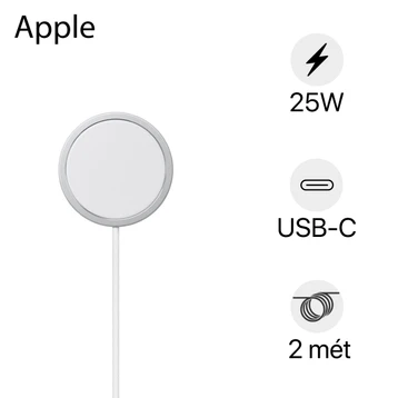 Bộ sạc Magsafe Apple kèm cáp USB-C 2m chính hãng - MX6Y3VN/A