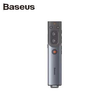 Bút trình chiếu Baseus Orange Dot AI Wireless Presenter pin sạc (Red Laser)