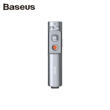 Bút trình chiếu Baseus Orange Dot Wireless Presenter pin sạc (Green Laser)