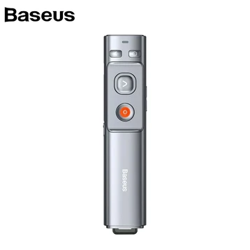 Bút trình chiếu Baseus Orange Dot Wireless Presenter (Red Laser)