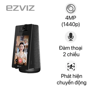 Camera IP 360 độ 4MP Ezviz S10 có tích hợp màn hình