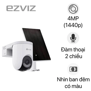 Camera năng lượng mặt trời ngoài trời 360 độ 4MP EZVIZ HB8 Lite Kit
