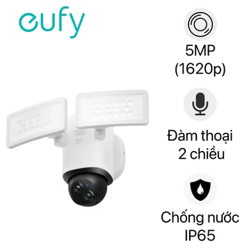 Camera IP ngoài trời 360 độ 5MP Eufy Floodlight Camera E340