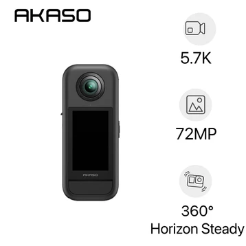 Camera hành động Akaso 5.7K 360 Standard Edition - Cũ