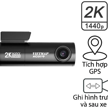Camera hành trình Vietmap KC01 cảnh báo giọng nói 