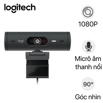 Camera hội nghị Logitech Brio 500 1080p Full HD