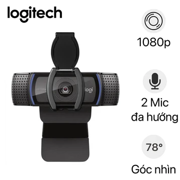 Camera hội nghị Logitech C920e Full HD 1080P/Góc nhìn 78°/2 mic