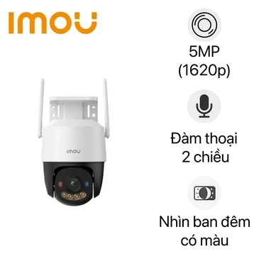 Camera IP ngoài trời 360 độ 5MP Imou Cruiser hỗ trợ 4G IPC-K7FP-5H0TE