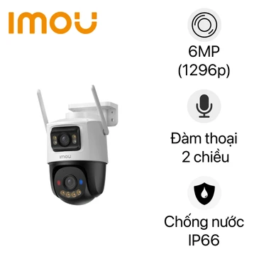 Camera IP ngoài trời 360 độ 6MP Imou Cruiser Dual IPC-S7XEP-6M0WED