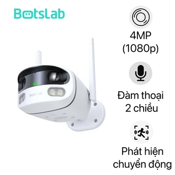 Camera IP ngoài trời 4MP Botslab W302 Fullcolor 2 ống kính