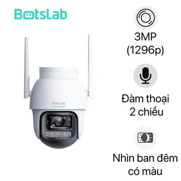 Camera IP ngoài trời 360 độ 3MP Botslab W311 2K Fullcolor