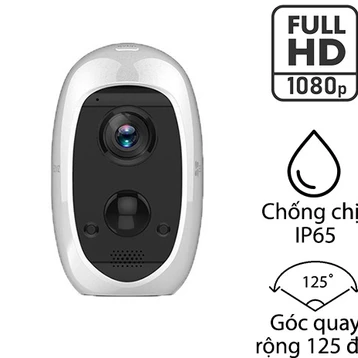 Camera IP Wifi không dây dùng pin Ezviz C3A 1080P - Cũ
