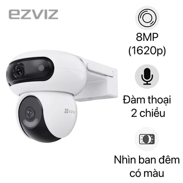 Camera IP ngoài trời 360 độ 8MP Ezviz H90 Dual