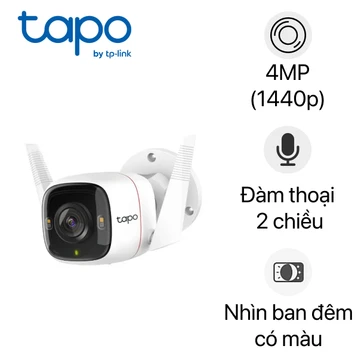 Camera IP ngoài trời 4MP TP-Link Tapo C320WS 2K