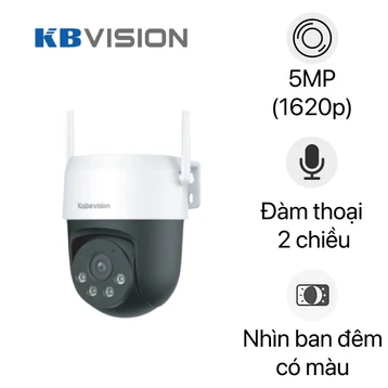 Camera IP ngoài trời 360 độ 5MP KBVision KX-S5L