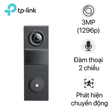 Bộ Camera chuông cửa có camera thông minh mini Tapo D205
