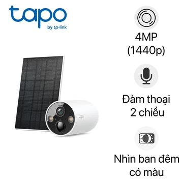 Camera IP năng lượng mặt trời ngoài trời 4MP TP-Link Tapo C425 Kit - Cũ