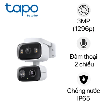 Camera IP ngoài trời 360 độ 3MP TP-Link Tapo Dual C246D - Cũ