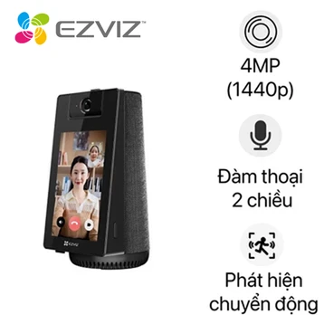 Camera IP 360 độ 4MP Ezviz S10 có tích hợp màn hình