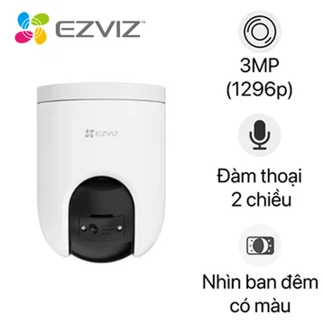 Camera IP ngoài trời 360 độ 3MP EZVIZ H8C Full Color dùng sim 4G
