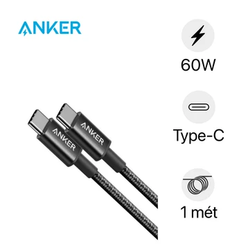 Cáp Anker USB-C to USB-C 60W 1m A8752