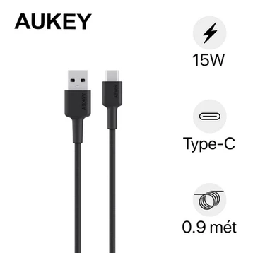 Cáp Aukey và truyền dữ liệu A-C 15W 480Mbps CB-DAC05