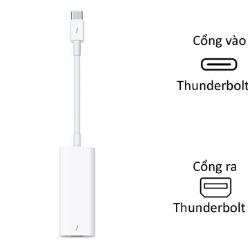 Cáp chuyển đổi Thunderbolt 3 to Thunderbolt 2 MMEL2ZP | Chính hãng Apple Việt Nam