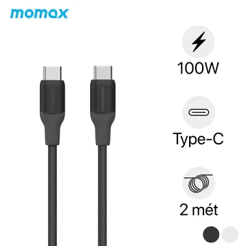 Cáp sạc chuyển đổi Momax 1-Link USB-C to USB-C 100W dài 2m DC25