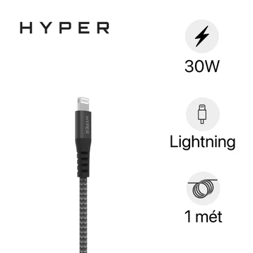 Cáp HyperDrive Touch USB-C to Lightning 30W MFi