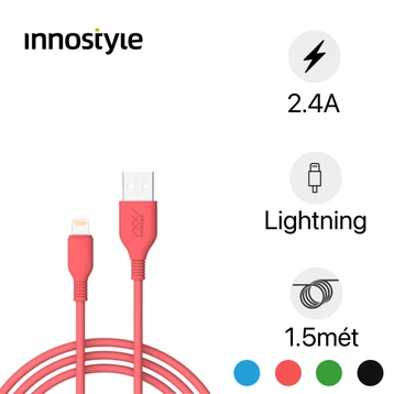 Cáp  Innostyle Jazzy Lightning MFI 1.5 mét