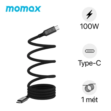 Cáp Momax truyền dữ liệu USB-C to C 3.2 100W Gen 2x2 DC51 dài 1m