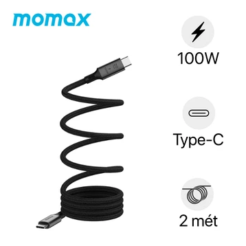 Cáp Momax truyền dữ liệu USB-C to C 3.2 100W Gen 2x2 DC51 dài 2m