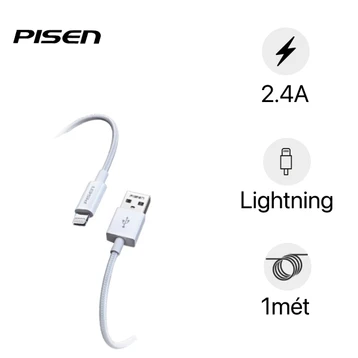 Cáp Pisen lightning USB-A fast ZY-AL01